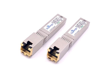 Κίνα 10gbase-τ οπτικός πομποδέκτης χαλκού Sfp+ για Gigabit Ethernet Rj45 30m πέρα από το καλώδιο Cat7 προμηθευτής